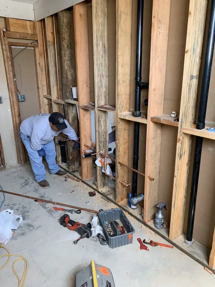 Commercial rough-in plumbing for Gas Line Repair in Bessemer